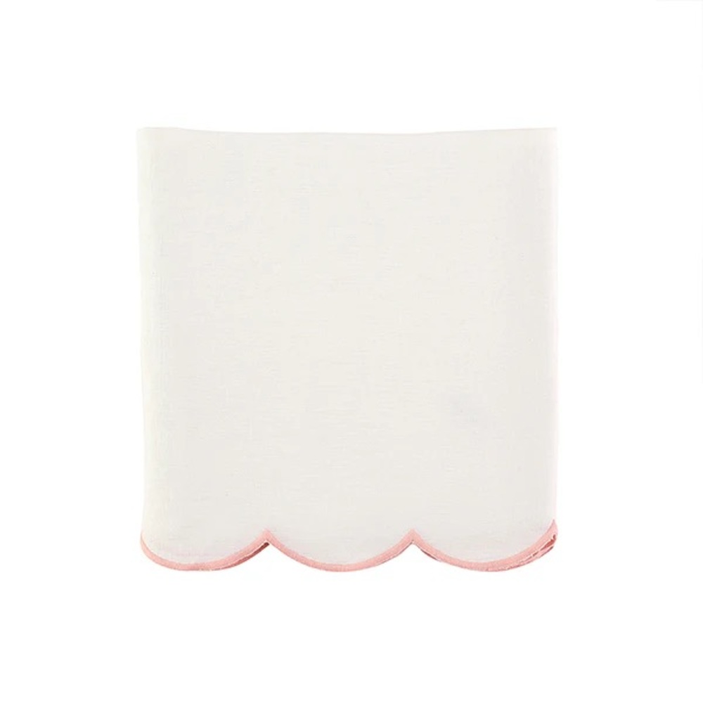 CAITLIN WILSON Scallop Crib Skirt in Blush